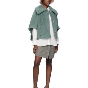 New with tags Max Mara virgin wool Italian skirt black and white